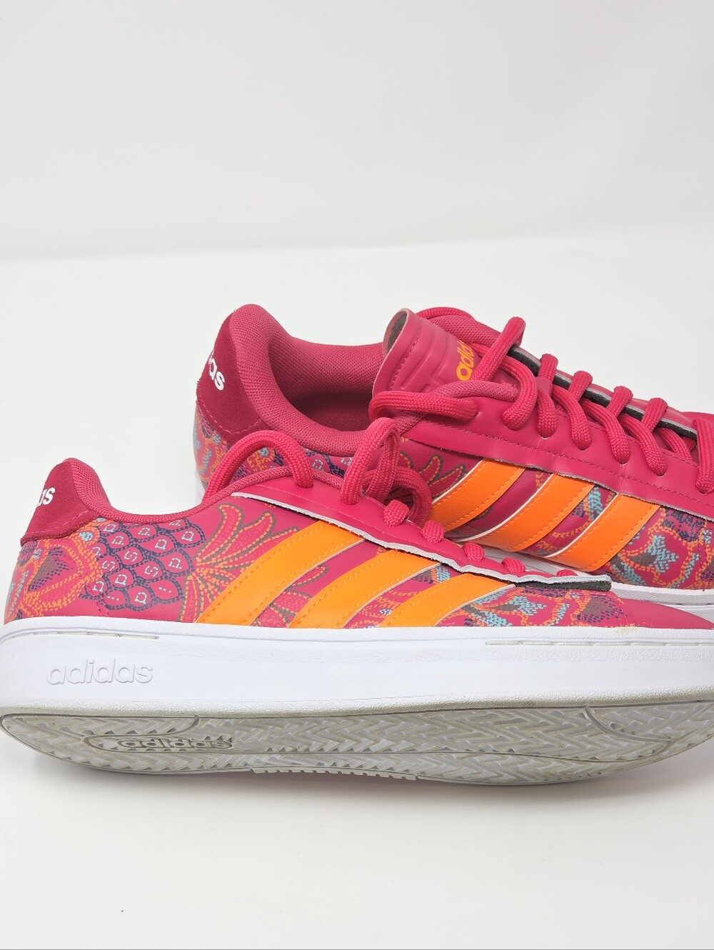 adidas x FARM Rio Floral Low Top Sneakers Women's 8.5 - Picture 9 of 10
